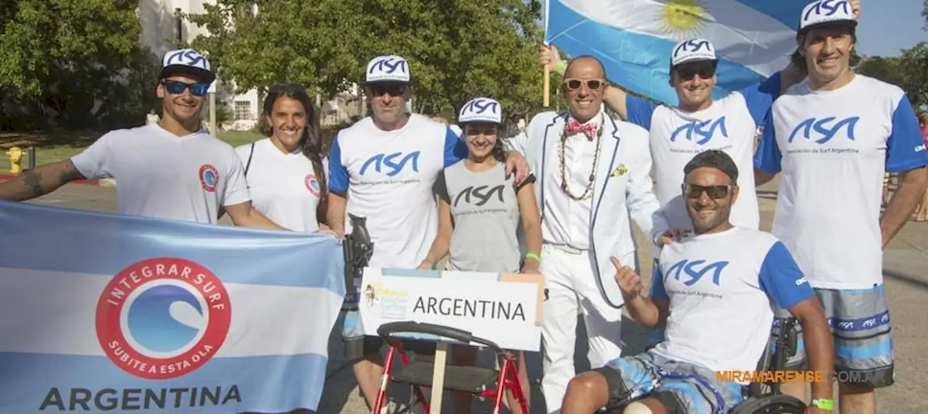 Deporte | Gran actuación miramarense en Mundial de Surf Adaptado