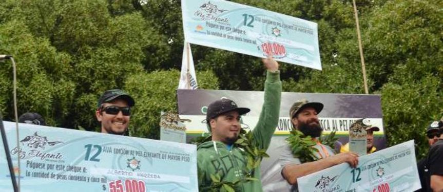 Deporte | Se realizó el Concurso de Pesca al Pez Elefante