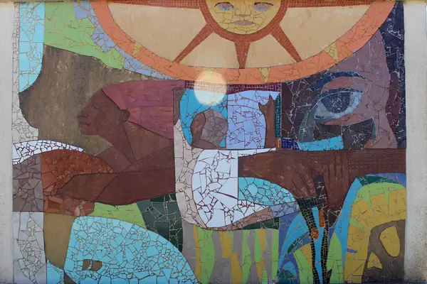 Mural del muro 2, cara A: Sin título