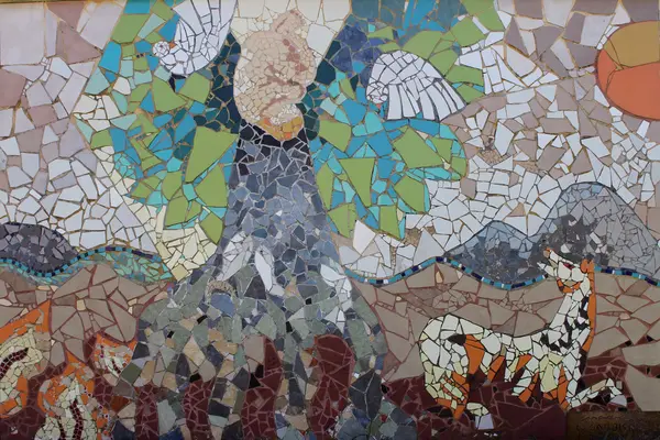 Mural del muro 12, cara A: El Árbol de la Vida