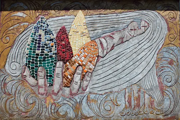 Mural del muro 13, cara B: Somos el Maíz