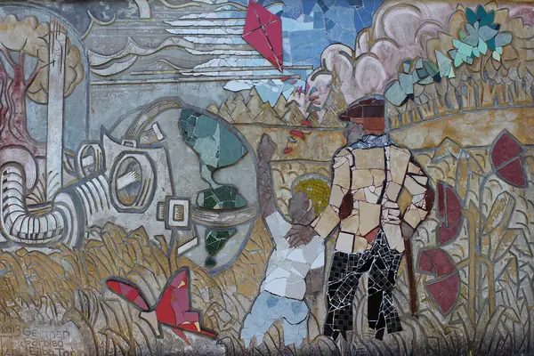 Mural del muro 19, cara B: Respiremos Conciencia