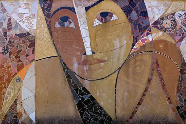 Mural del muro 22, cara A: Tierra