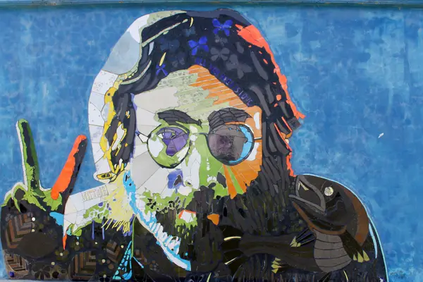 Mural del muro 23, cara B: Juan, Embajador de la Paz
