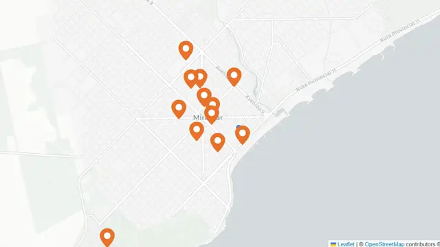 Plano de datos útiles de Miramar