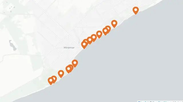 Plano de pesca de Miramar