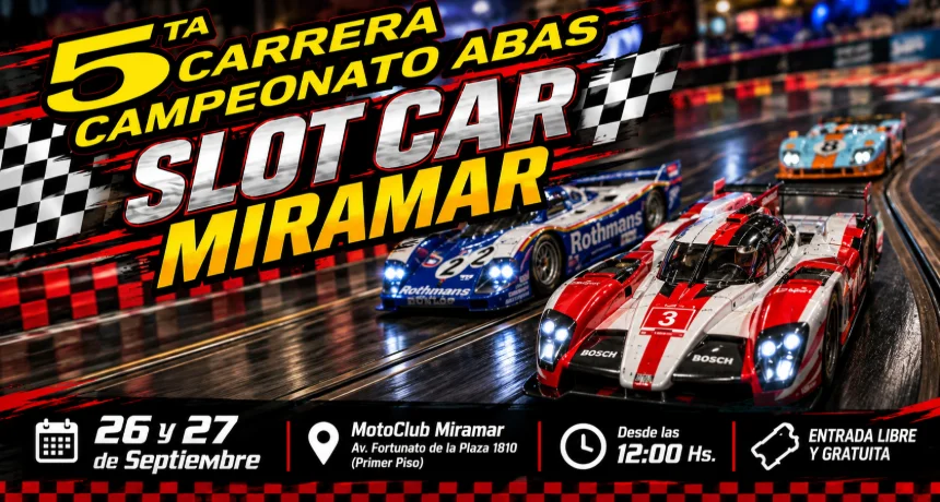 5ª fecha del Campeonato ABAS de Automodelismo Slot en Miramar