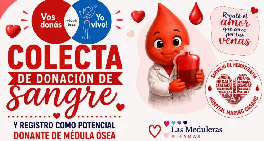Campaña de donación de sangre organizada por Las Meduleras