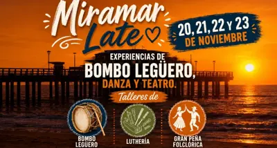 Miramar Late: cuatro días para disfrutar del bombo, la danza y el teatro