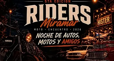 Riders Miramar tendrá su quinta edición con una noche de autos, motos y amigos